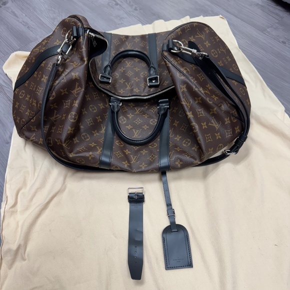 LOUIS CUITTON Keepall Bandoulière 55 bag - Picture 7 of 8